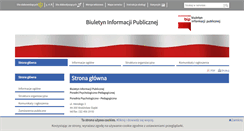 Desktop Screenshot of ppp.bip.powiatwodzislawski.pl