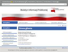 Tablet Screenshot of ppp.bip.powiatwodzislawski.pl