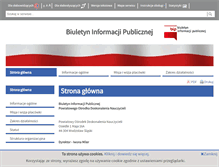 Tablet Screenshot of podn.bip.powiatwodzislawski.pl