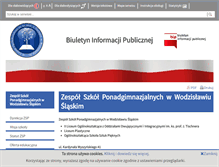 Tablet Screenshot of lo2.bip.powiatwodzislawski.pl